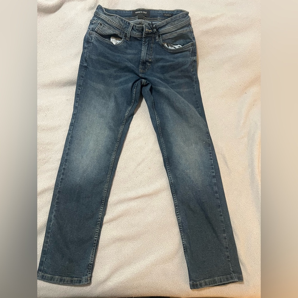 Kenneth Cole Men's Jeans in Dark Blue